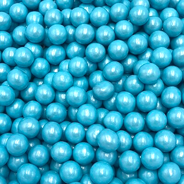 Alberts Color Splash Mini Pearl Light Blue Gumballs 1lb 